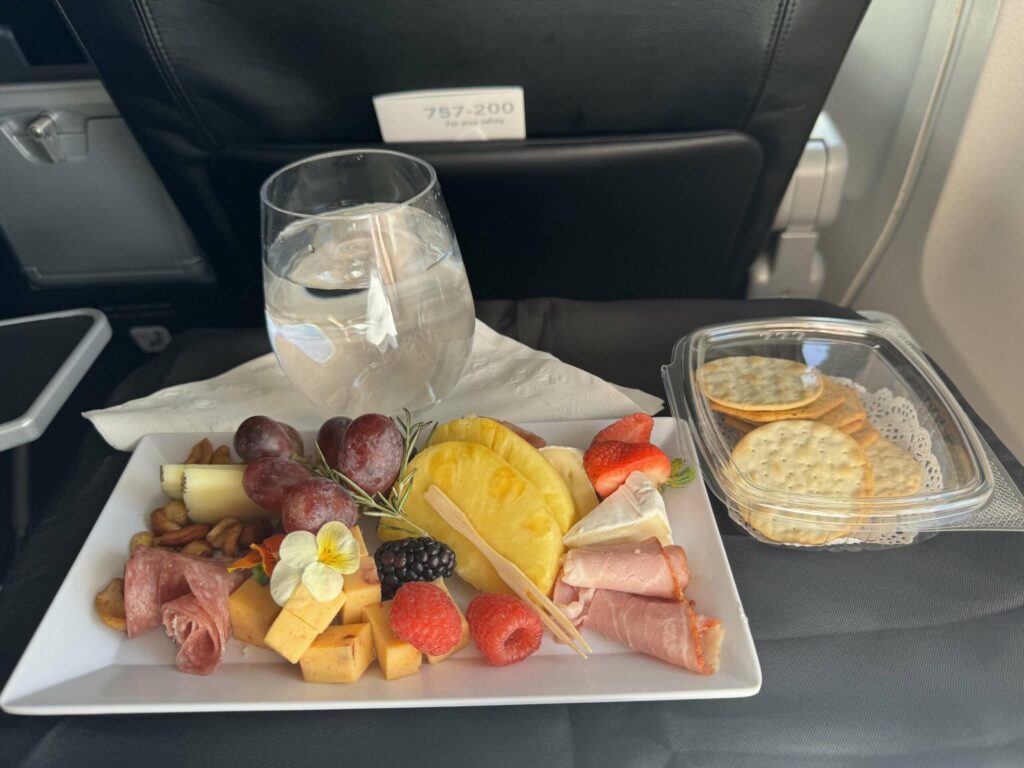 In Flight food